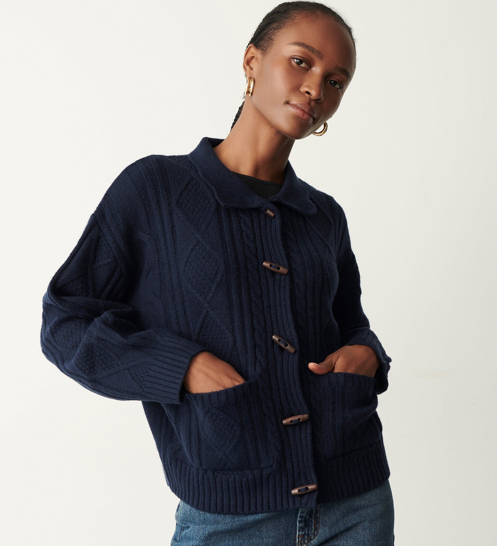 Brianna Navy Cardi Finery London