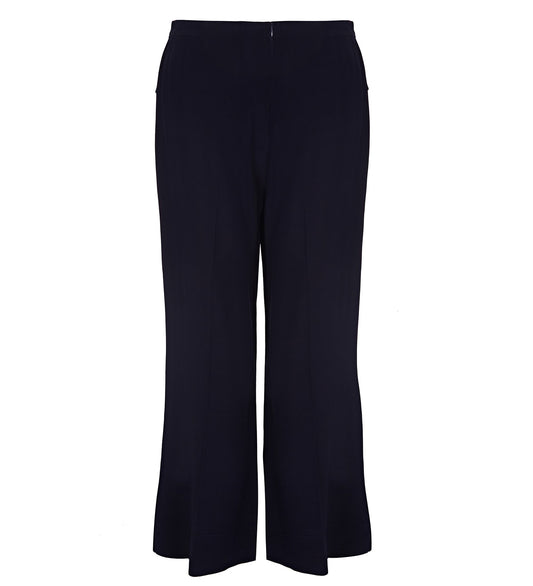 Lilie Navy Cropped Trousers