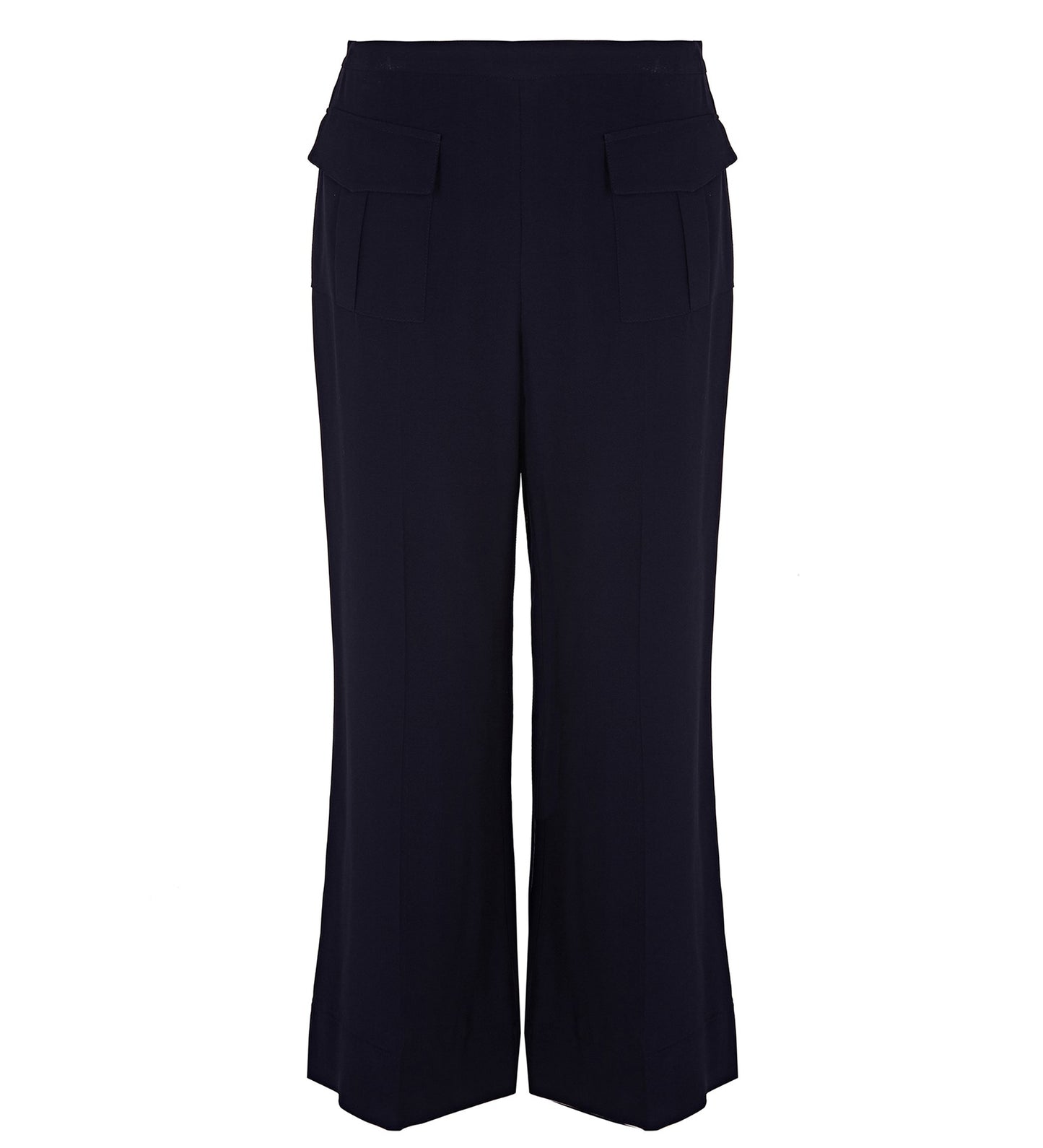 Lilie Navy Cropped Trousers