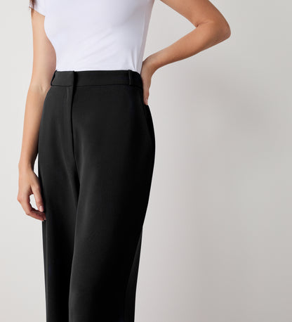 Addie Black Wide Leg Trousers