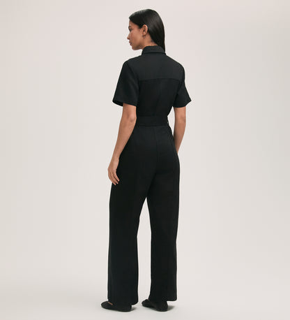 Alice Black Denim Jumpsuit