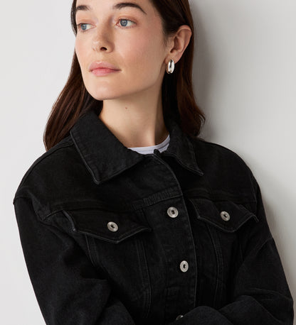 Caroline Black Denim Jacket