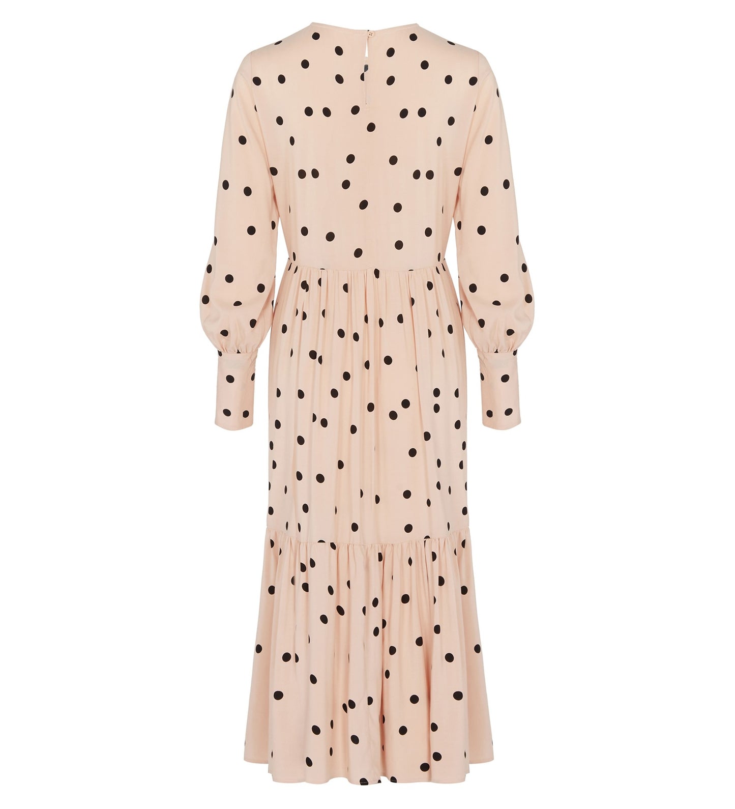 Bella Midi Pink Spot Dress