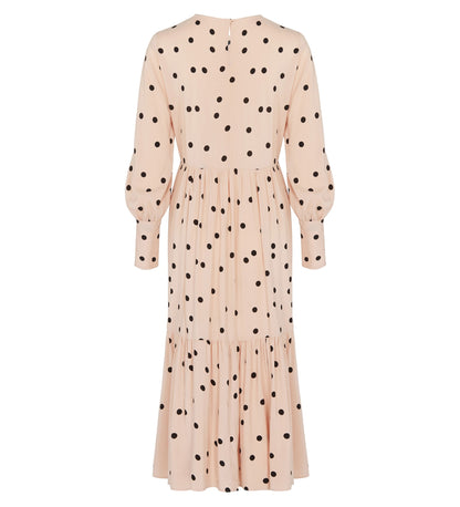 Bella Midi Pink Spot Dress