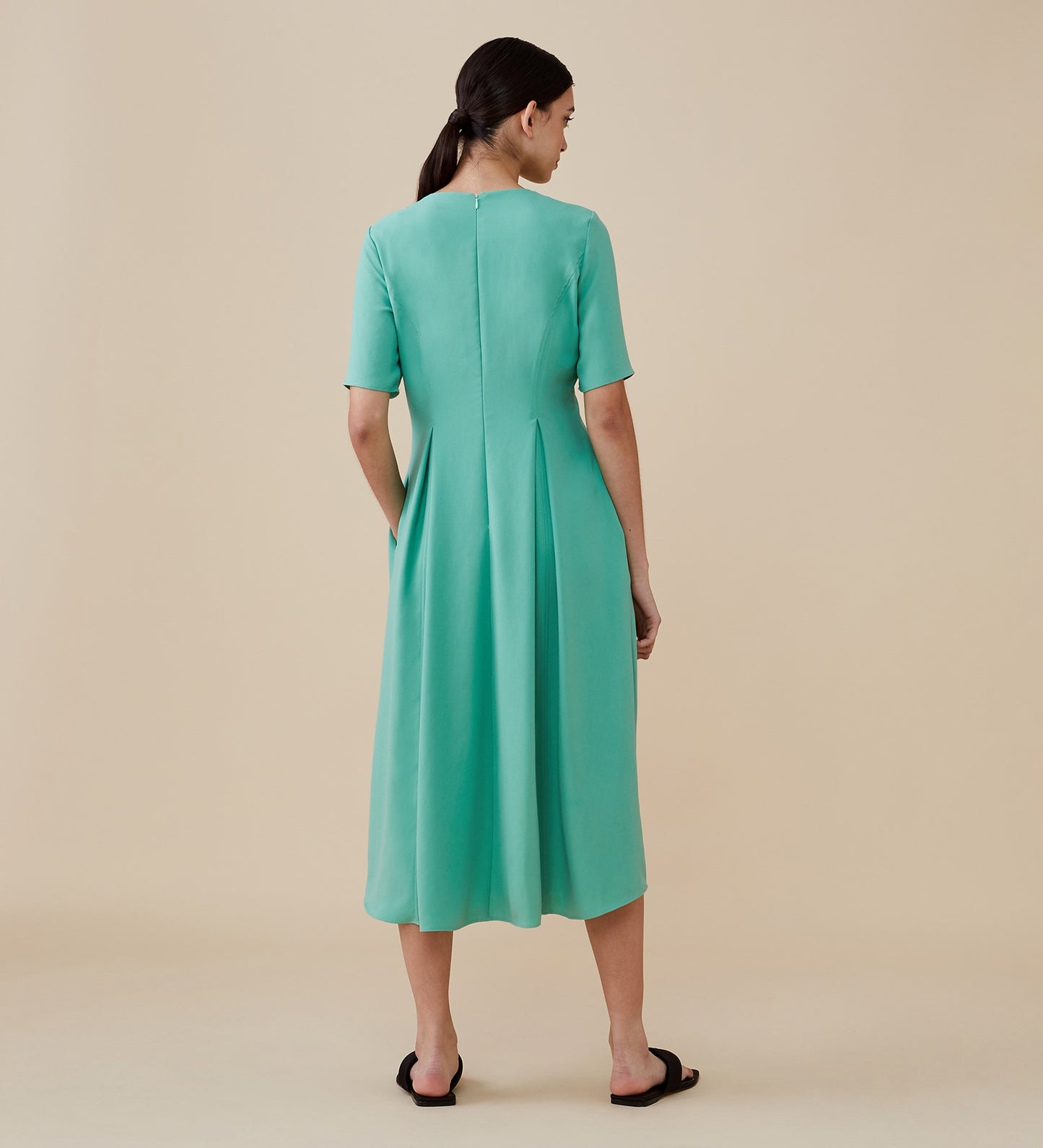 Melly Midi Duck Egg Dress