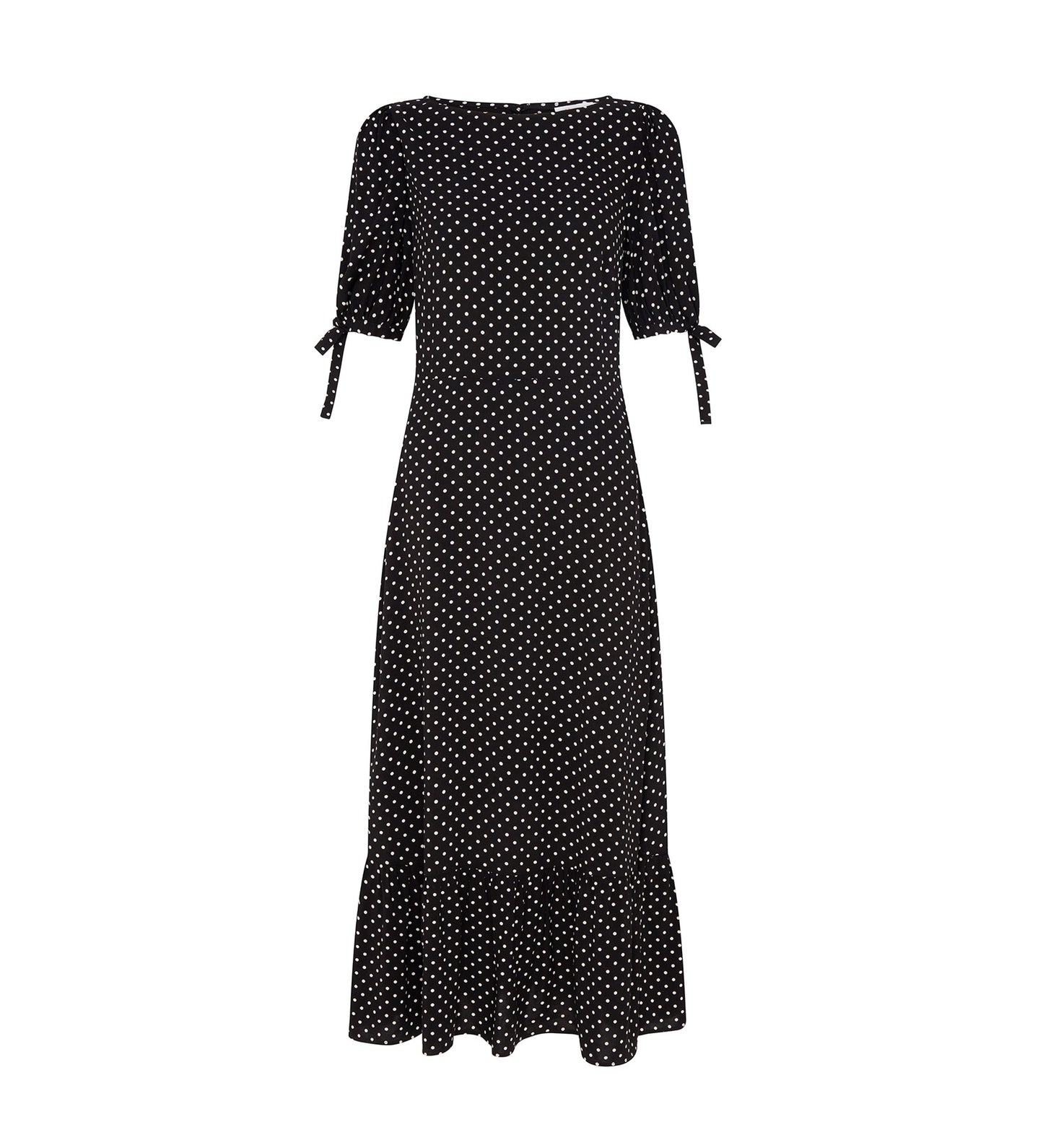 Ruby Midi Black Spot Dress