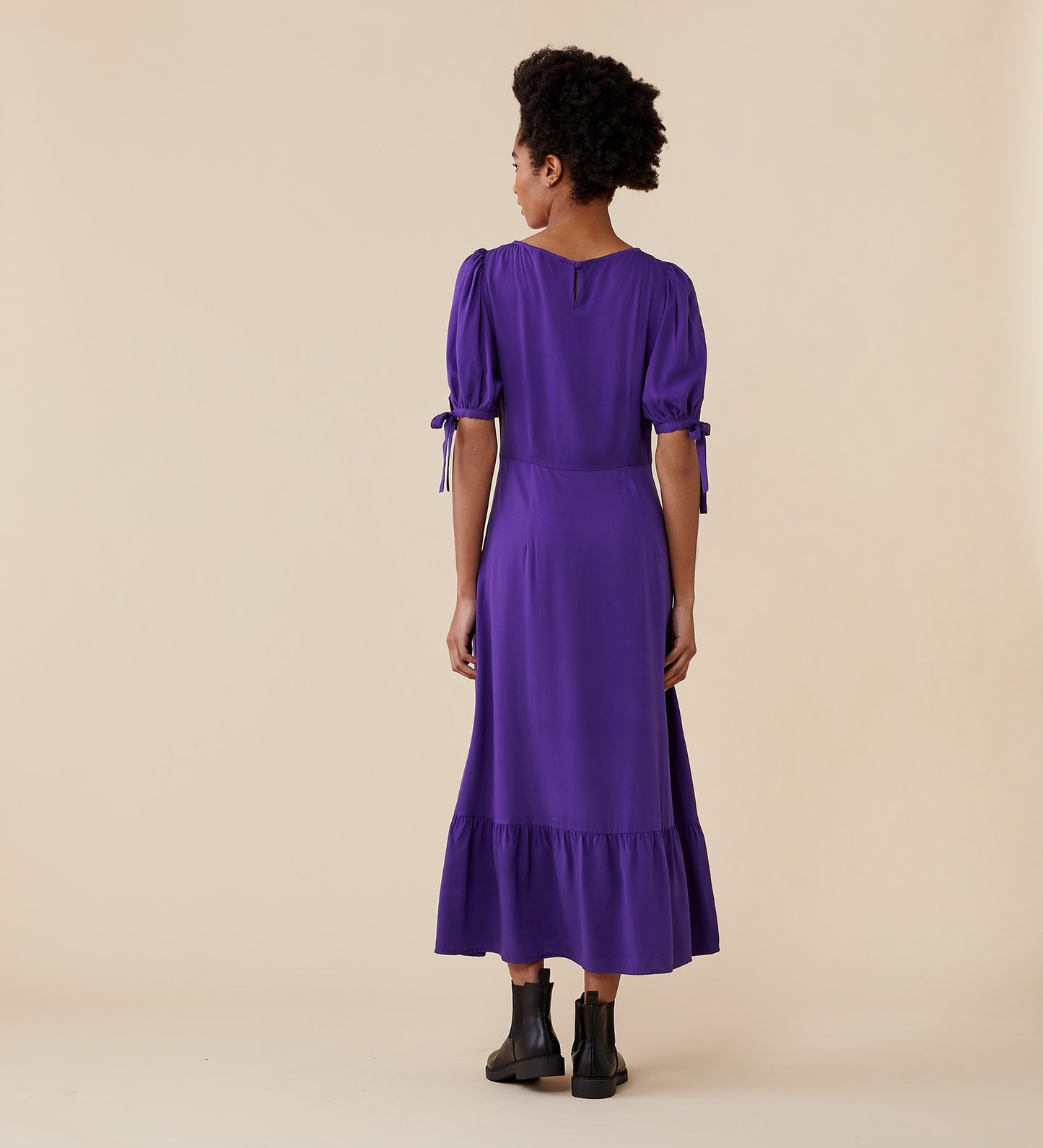 Ruby Purple Midi Dress