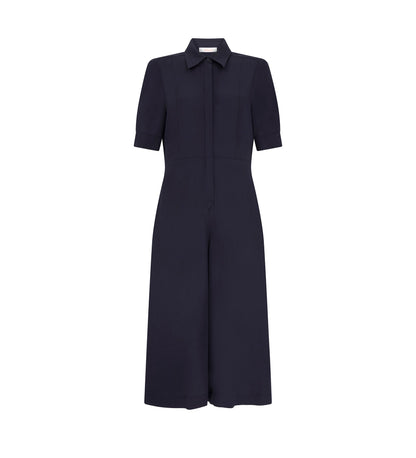 Kalea Navy Culotte Jumpsuit