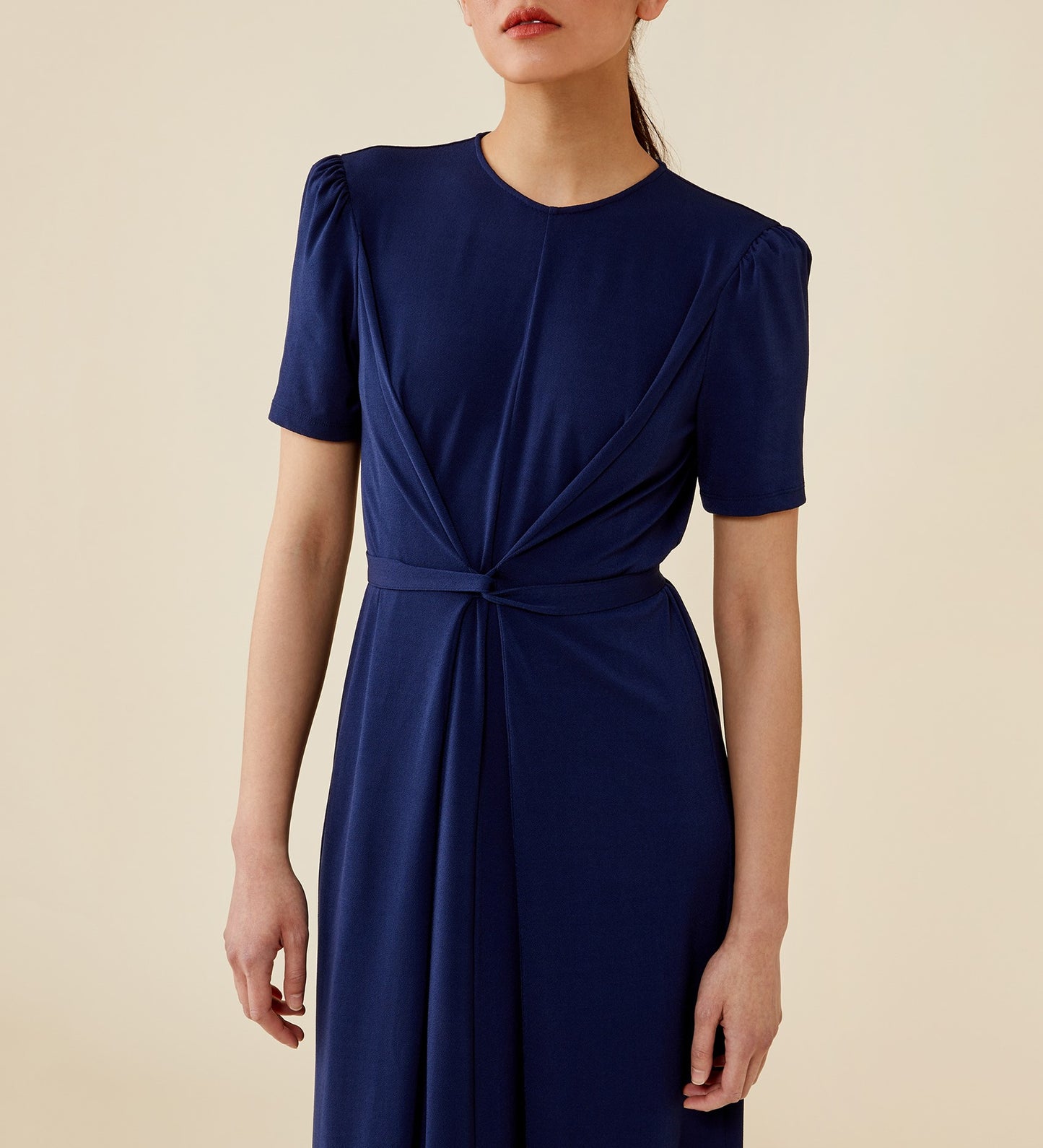 Otto Navy Midi Dress