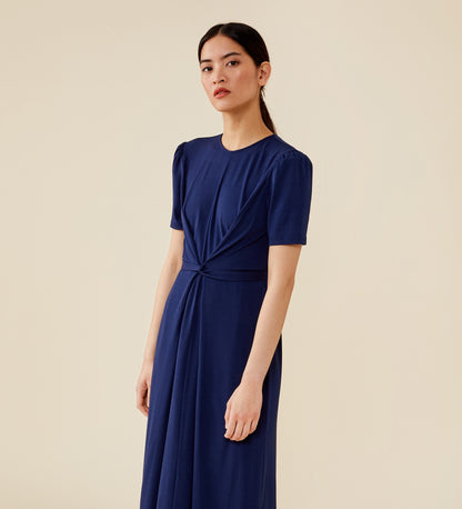 Otto Navy Midi Dress