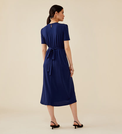 Otto Navy Midi Dress