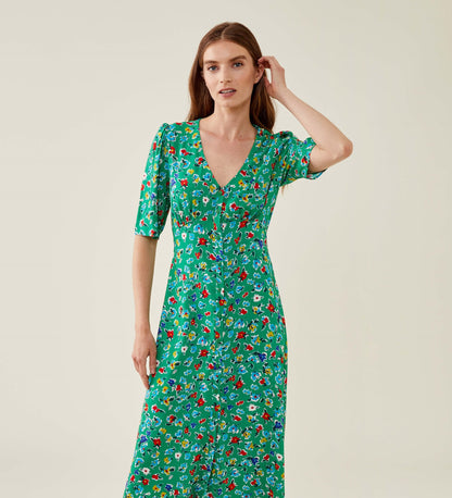 Camilla Green Daisy Midi Dress