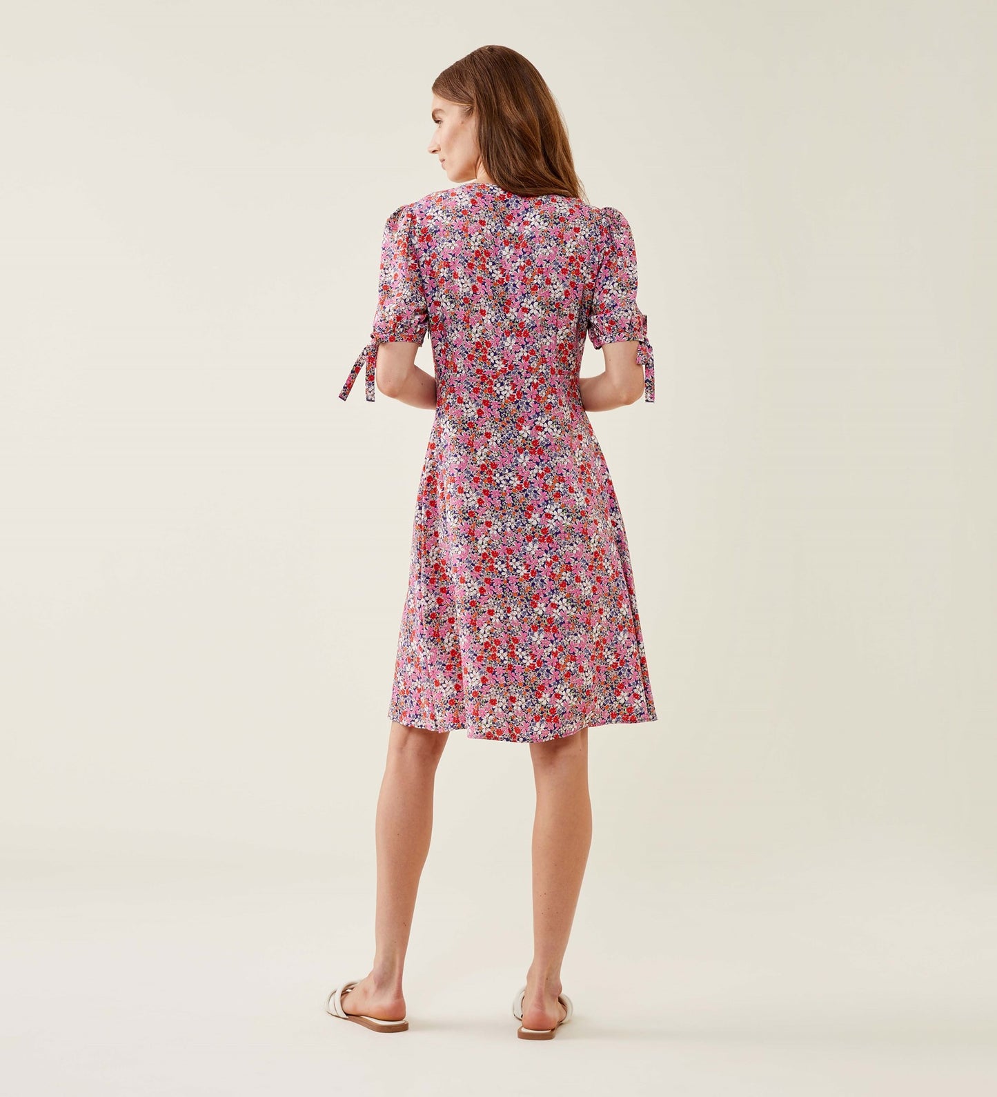 Jude Blue Floral Midi Dress