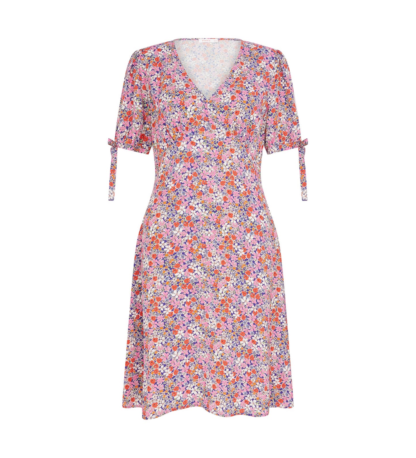 Jude Blue Floral Midi Dress