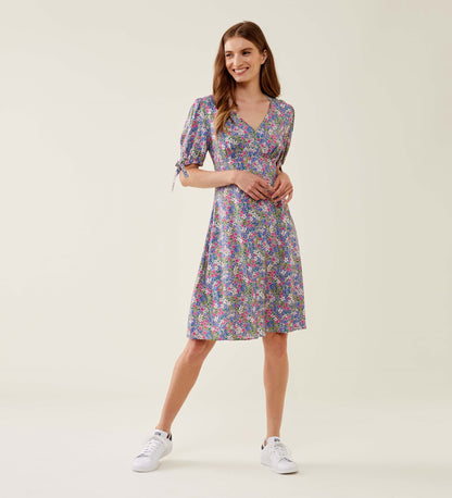 Jude Green Floral Midi Dress