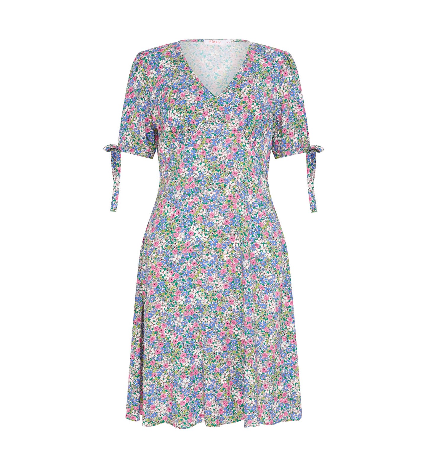 Jude Green Floral Midi Dress