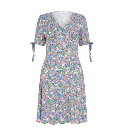 Jude Green Floral Midi Dress