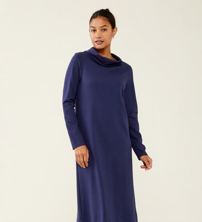 Ingrid Ponte Jersey Navy Dress