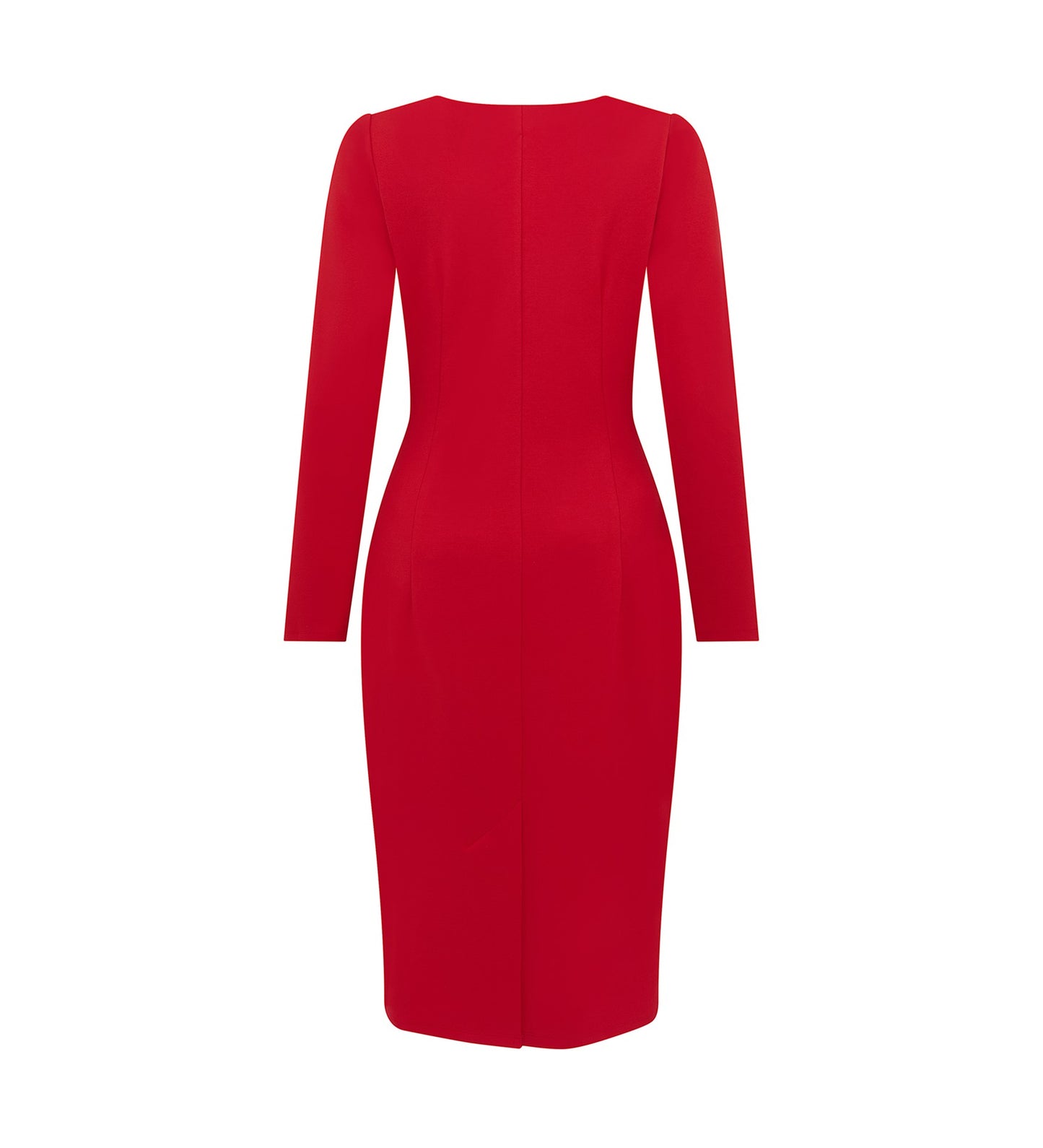 Glain Ponte Jersey Red Dress