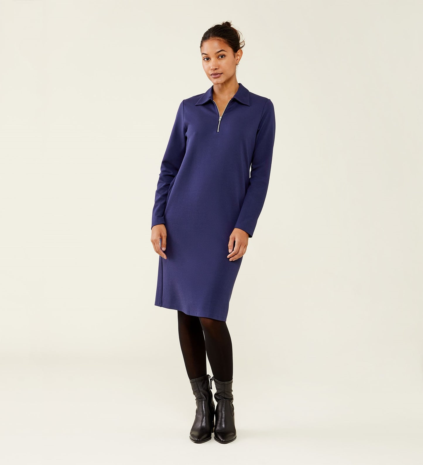 Jennie Ponte Jersey Navy Tunic