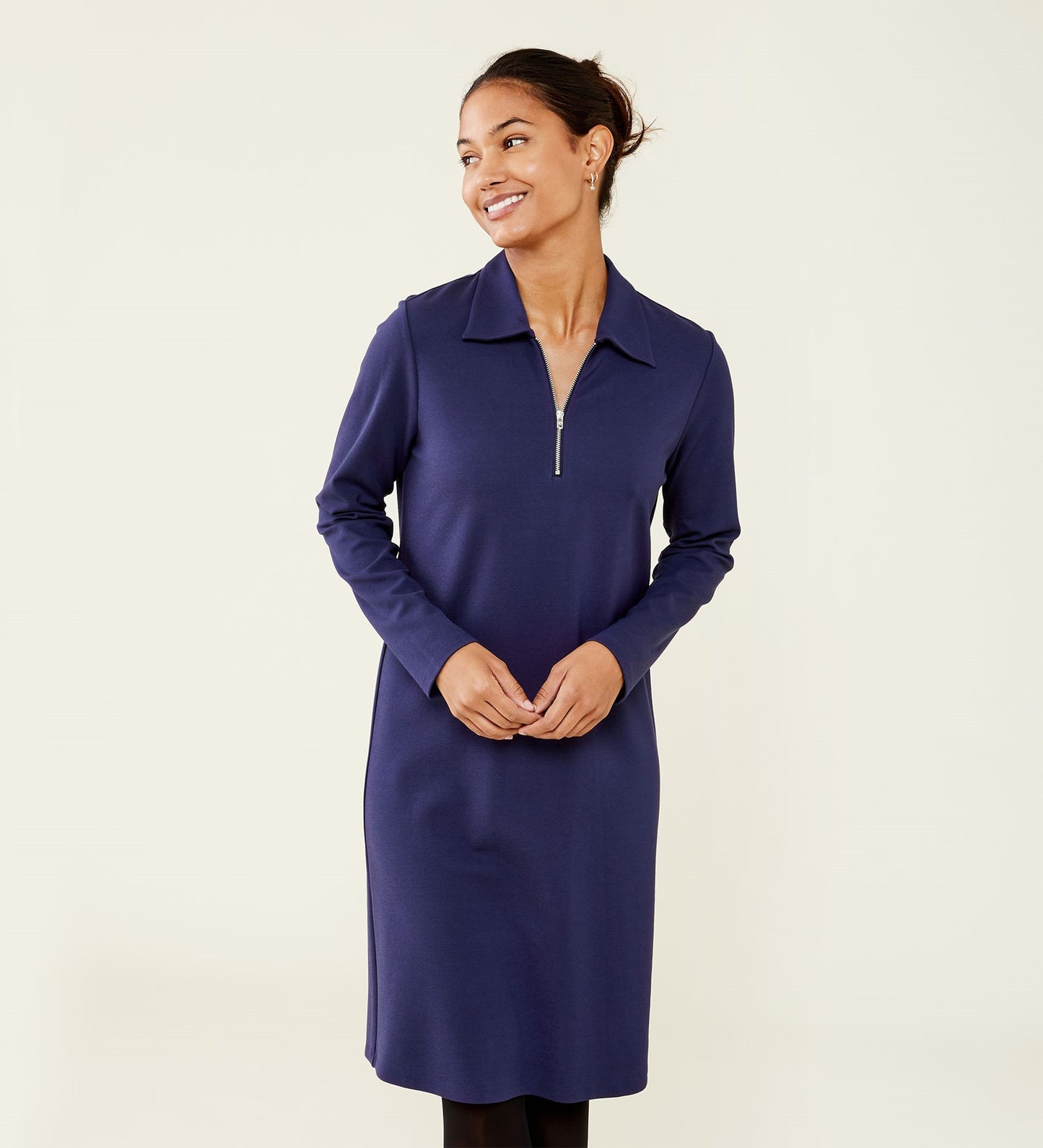 Jennie Ponte Jersey Navy Tunic