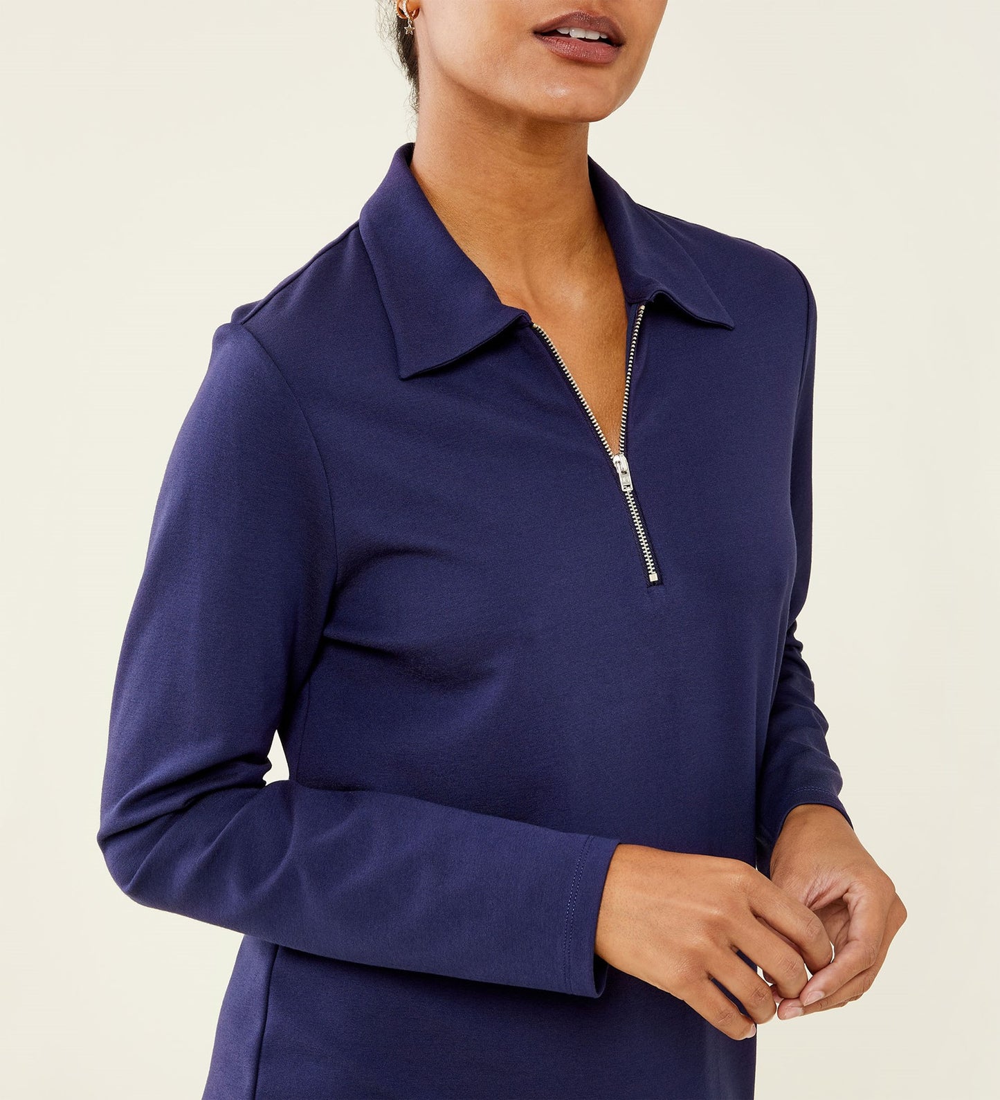 Jennie Ponte Jersey Navy Tunic