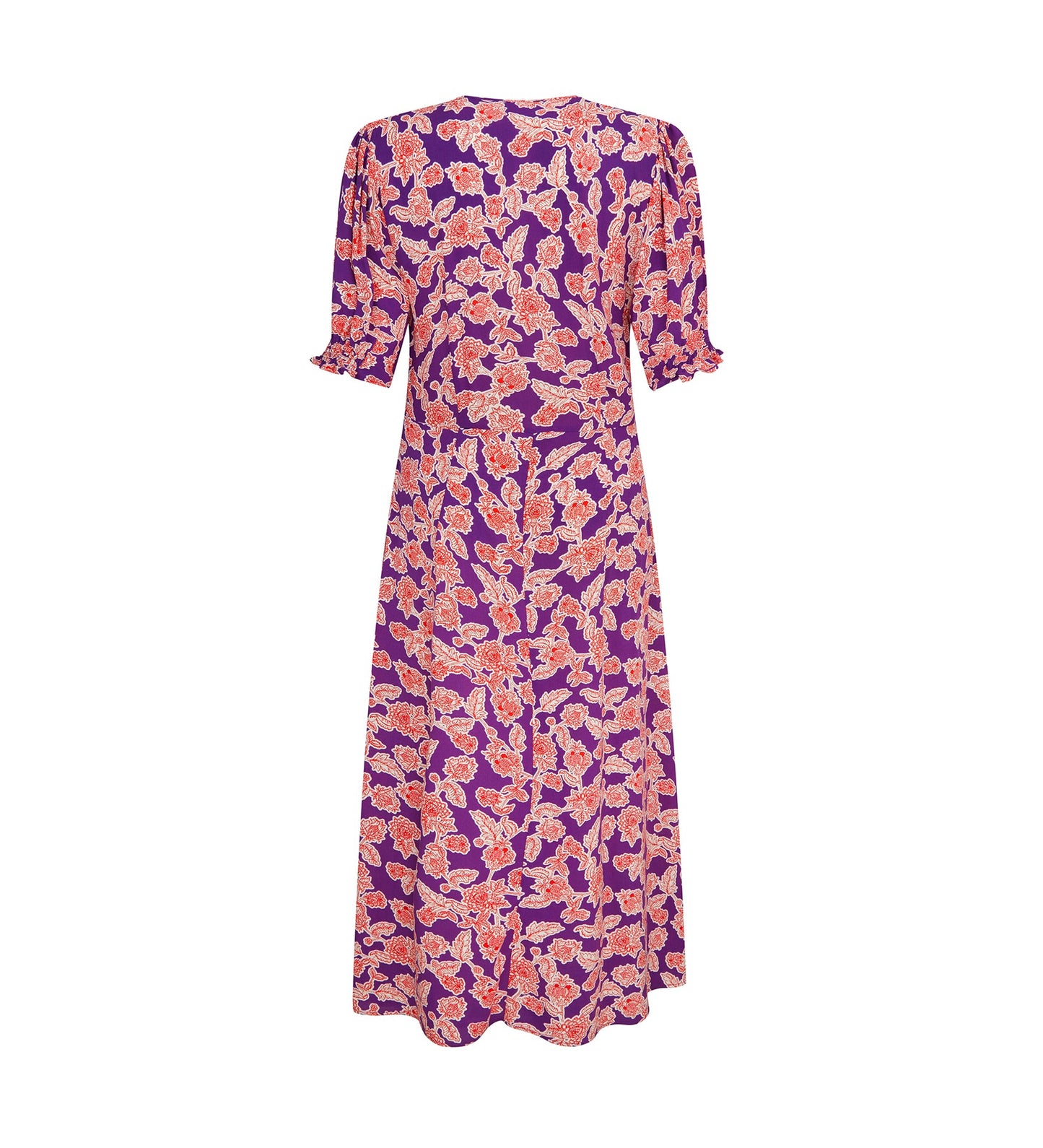 Orion Midi Purple Floral Dress