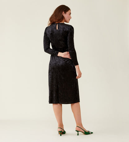 Abel Black Velvet Dress