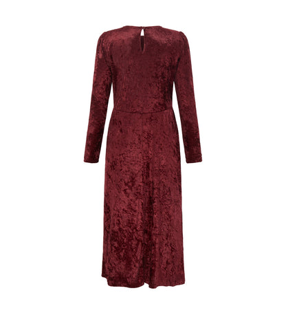 Abel Burgundy Velvet Dress