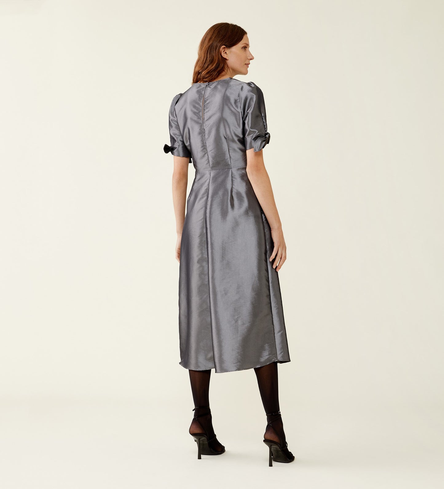 Liora Taffeta Midi Dress