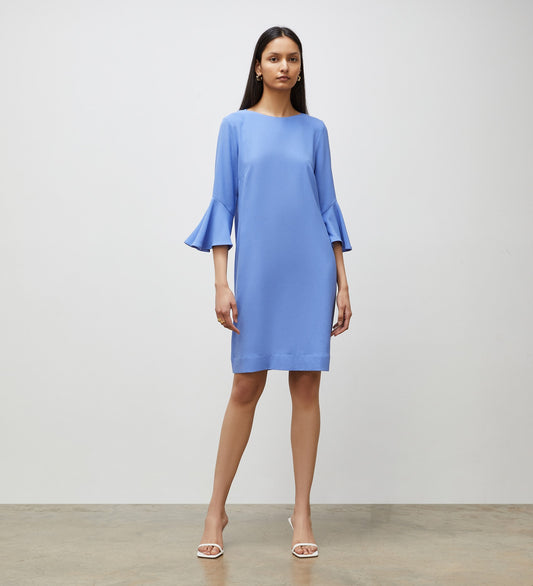 Izzy Mid Blue Knee Length Dress