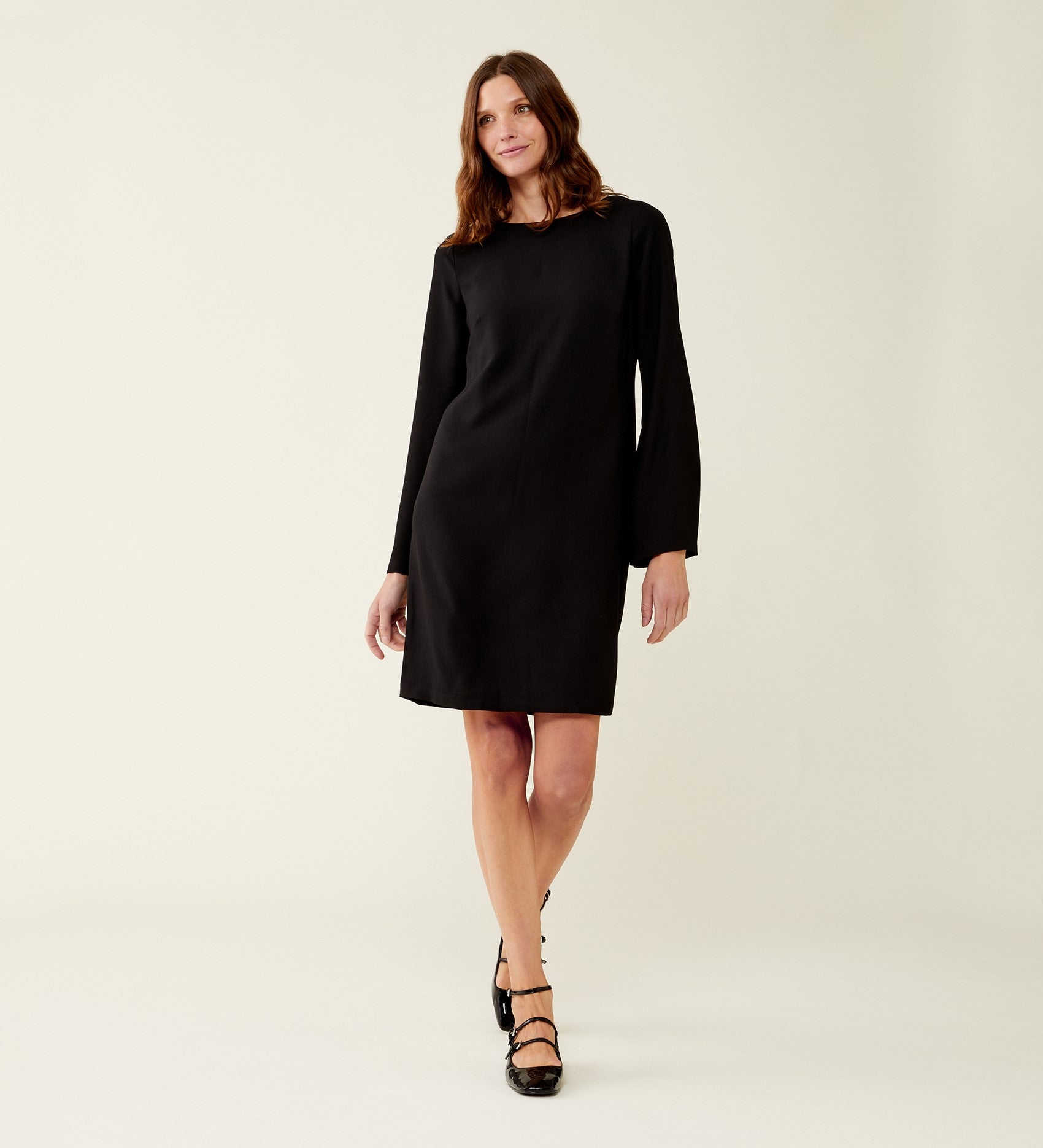 Rangel Black Crepe Dress Finery London