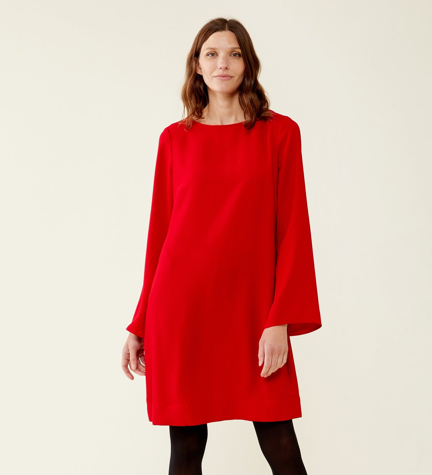 Rangel Red Crepe Dress