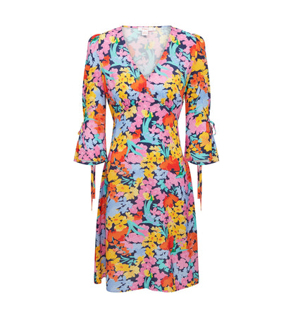 Adalira Floral Meadow Mini Dress