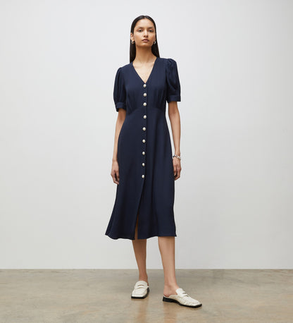 Ulrica Navy Midi Dress