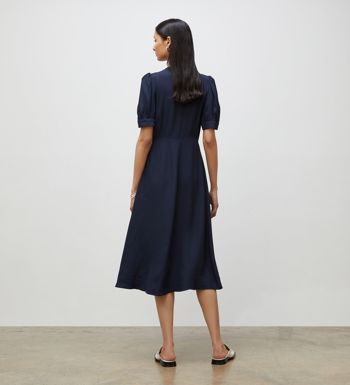 Ulrica Navy Midi Dress