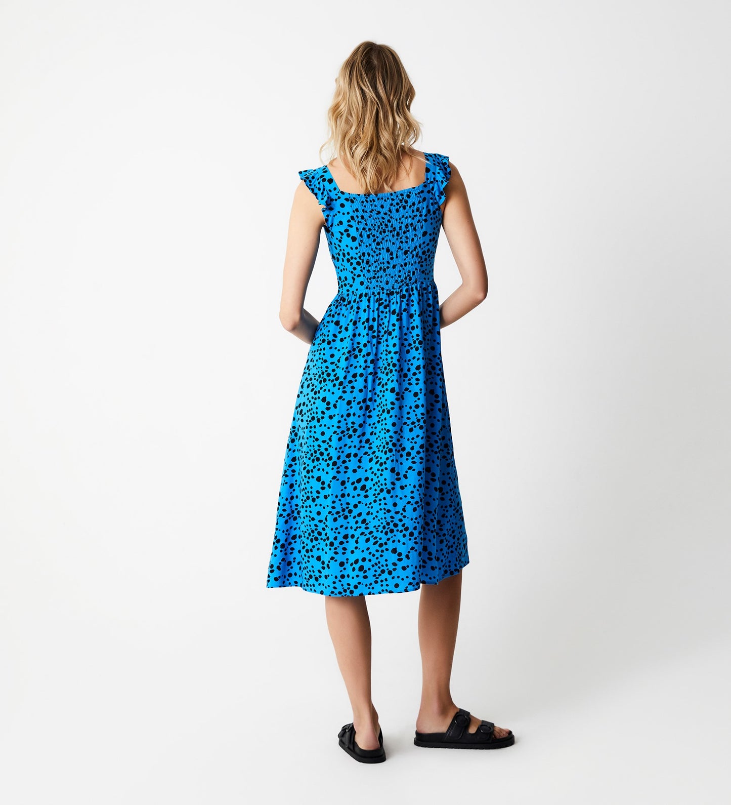 Ania Blue Animal Midi Dress