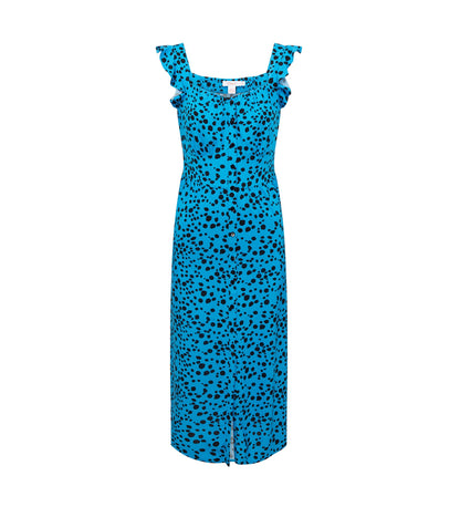 Ania Blue Animal Midi Dress