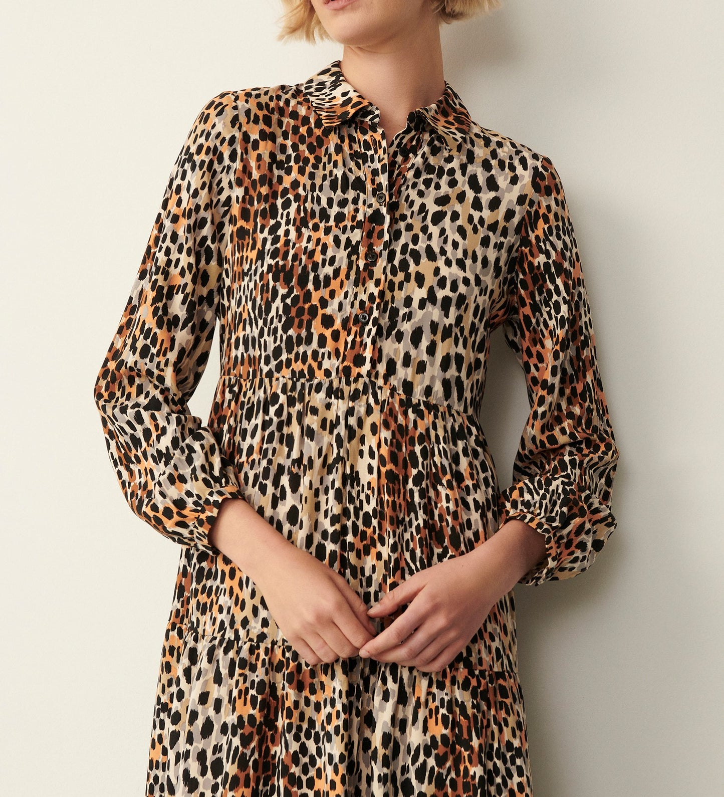 Kalia Brown Leopard Dress