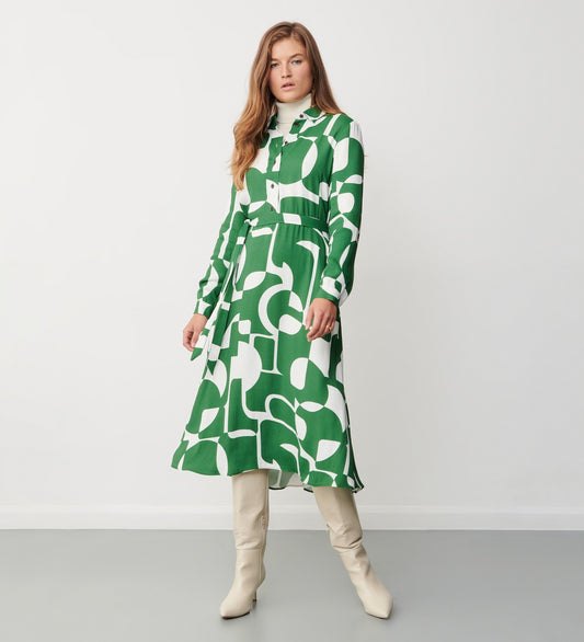 Vanessa Green Geo Midi Dress