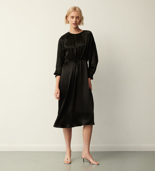 Florian Black Midi Dress