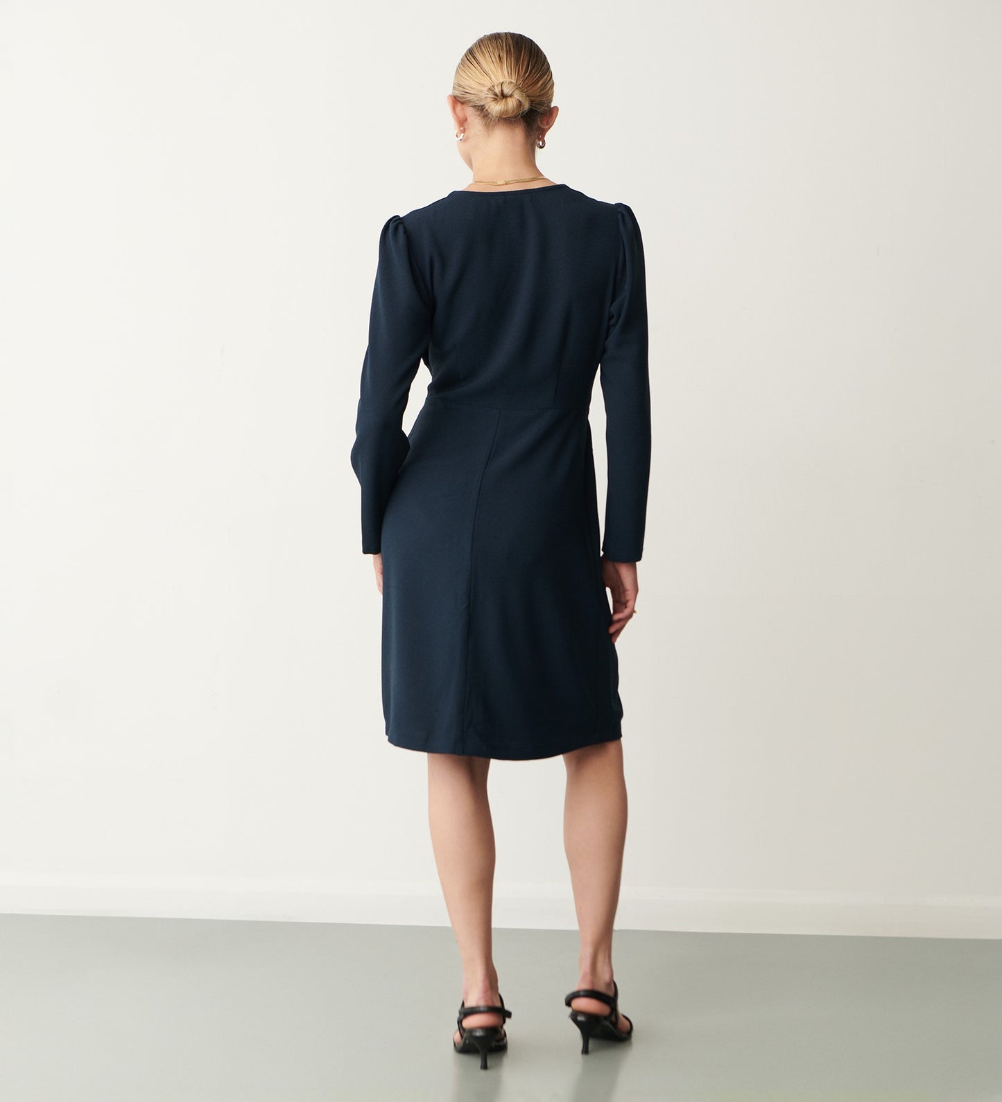 Tally Navy Knee Length Dress