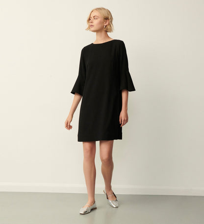 Izzy Black Knee Length Dress