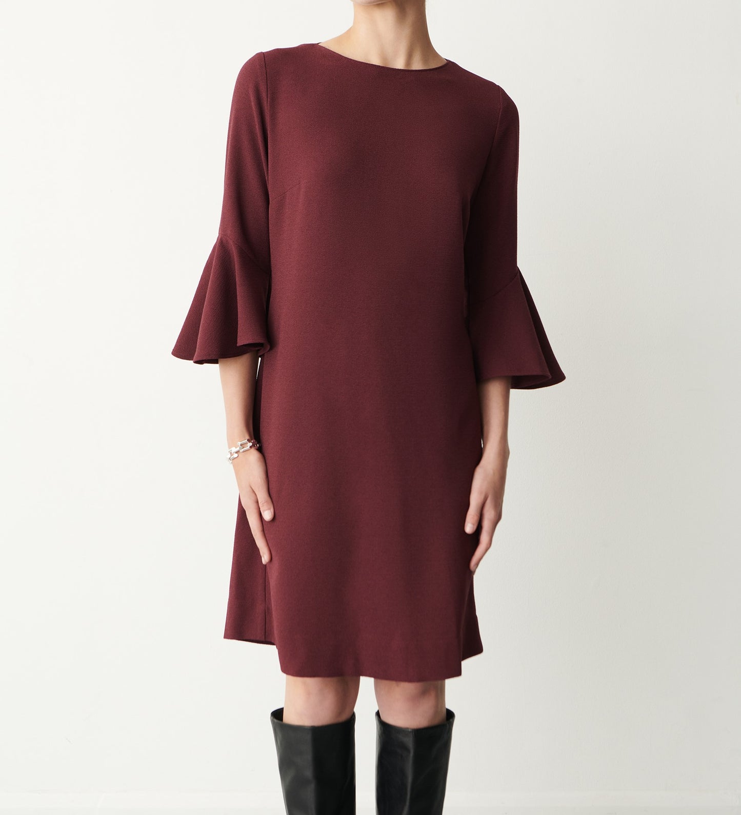 Izzy Fig Knee Length Dress