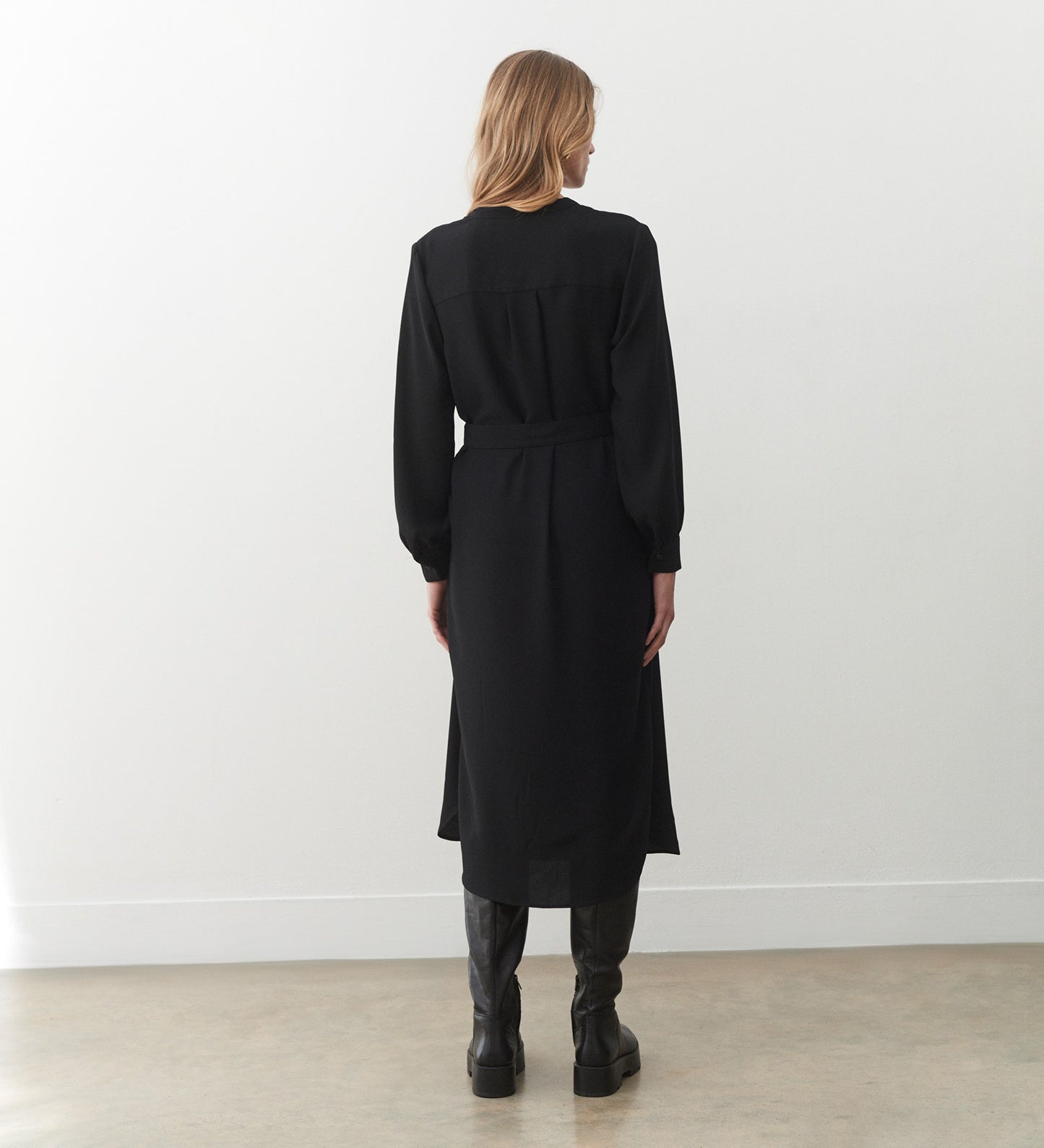 Lyra Black Utility Dress