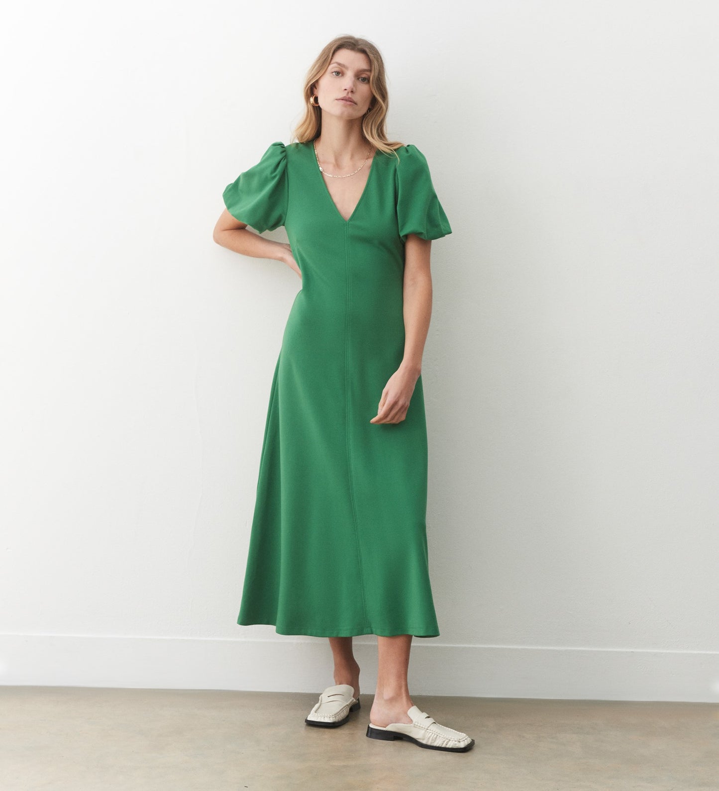 Sophie Green Ponte Jersey Midi Dress