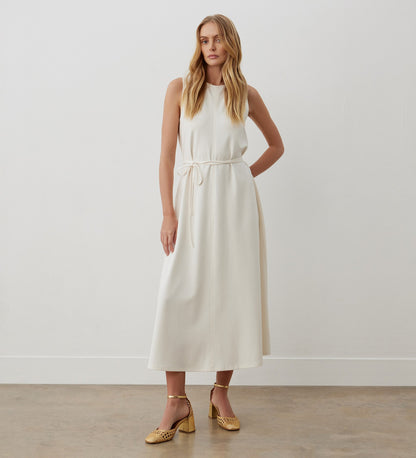 Janette Ivory Ponte Jersey Midi Dress