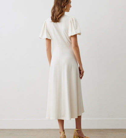 Sophie Ivory Ponte Jersey Dress