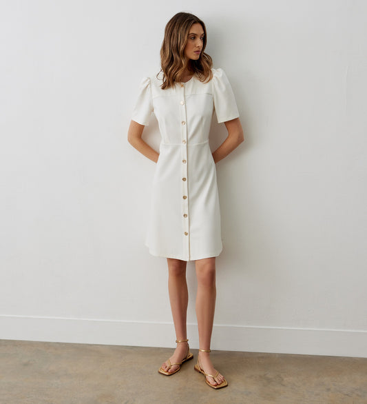 Paloma Ivory Ponte Jersey Dress