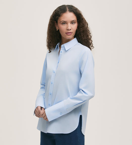 Dillon Light Blue Cotton Shirt